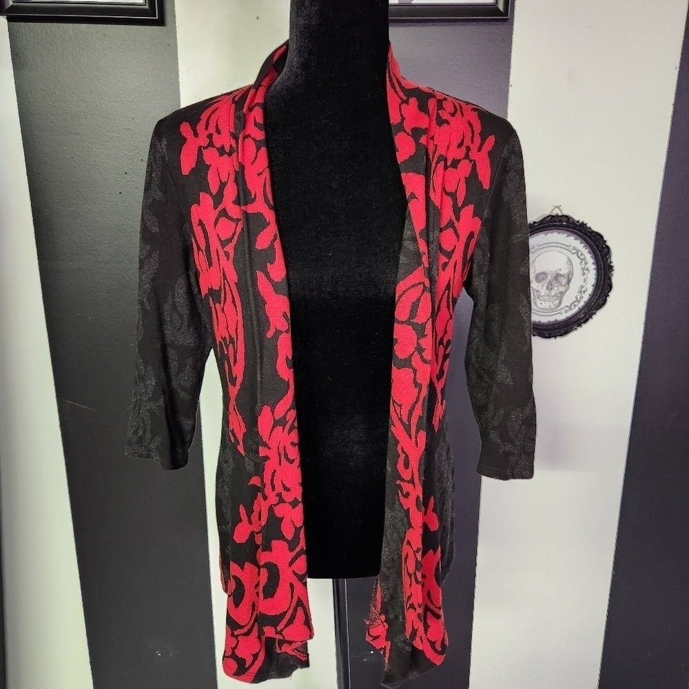 Gothic baroque fillagree cardigan blazer